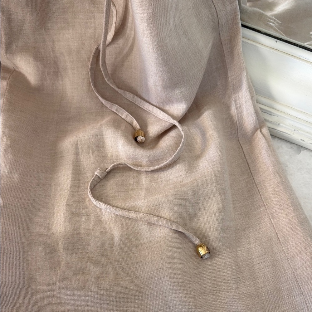 Rosetta Getty Tan jumpsuit Sundress - Picture 6 of 8